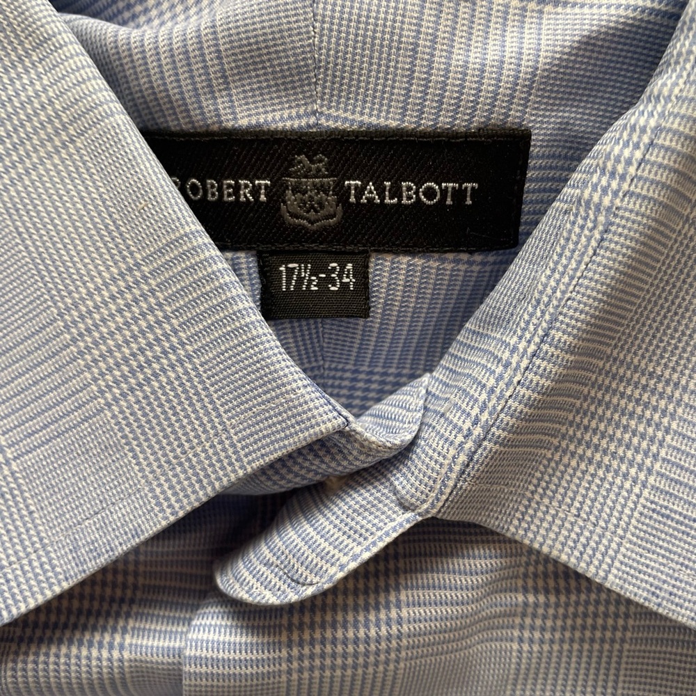 Robert Talbott Light Blue Patterned Shirt - image 2
